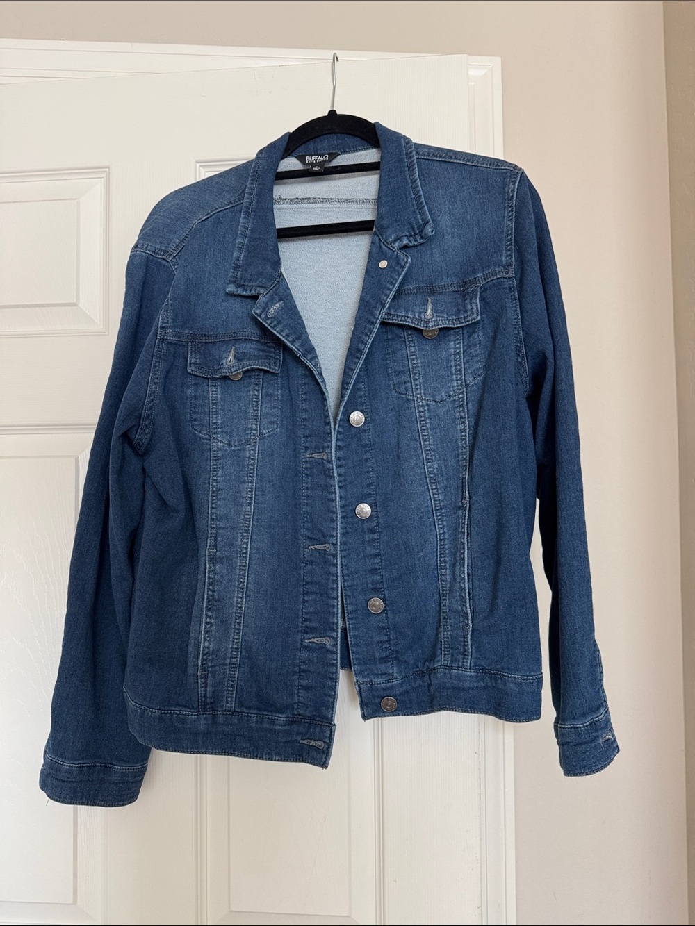 Buffalo David Bitton Women's Blue Denim Jean Jacket